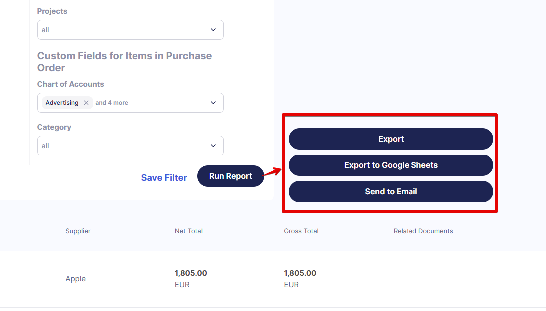 How to Export and Share Reports