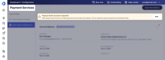 1-Payout Account Banner