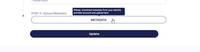 A screenshot with the Metadata field