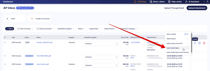 Add CN from AP Inbox-1