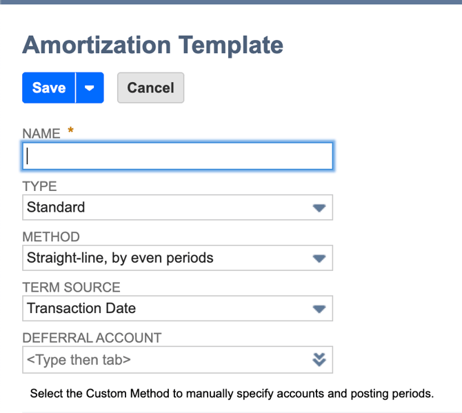 Amortization Template