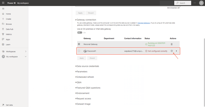 Manage Gateways