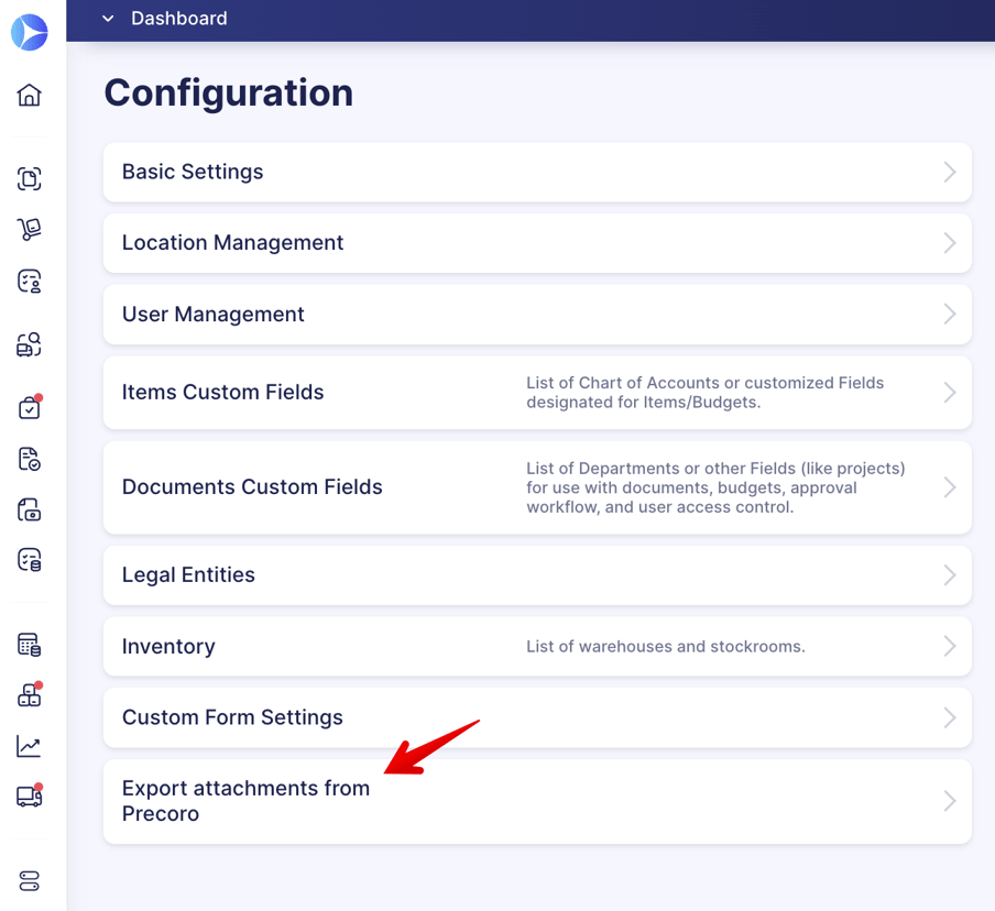 Export Attachments in Bulk Function