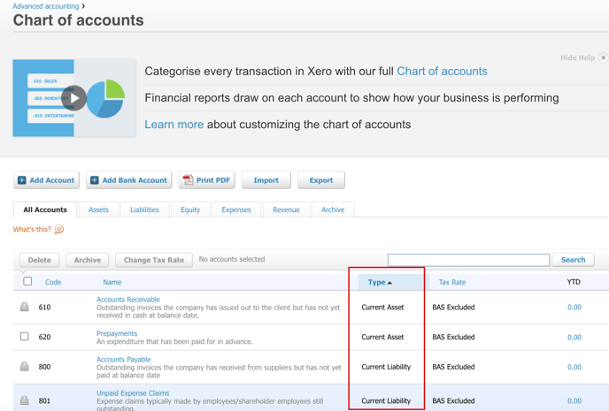 Monosnap Xero | Chart of accounts | Australia2 2023-08-08 13-46-00