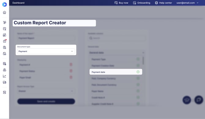 Payment Date in Reports