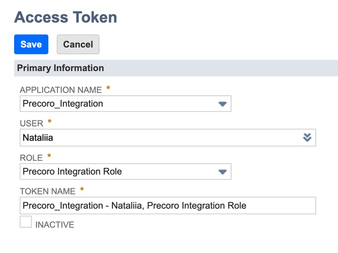 access token