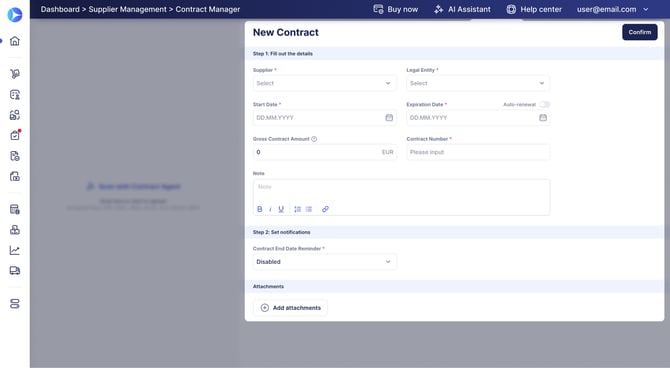 add-contract- manually