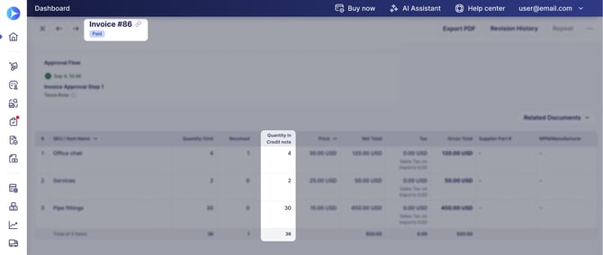 credit-note-qty-in-invoice