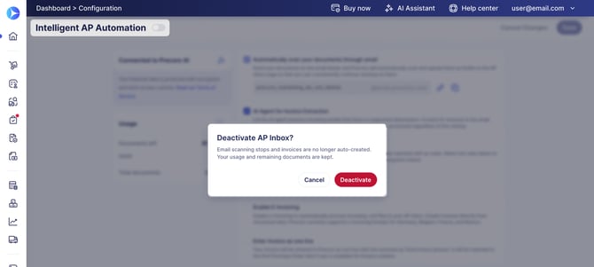 deactivate-ap-inbox