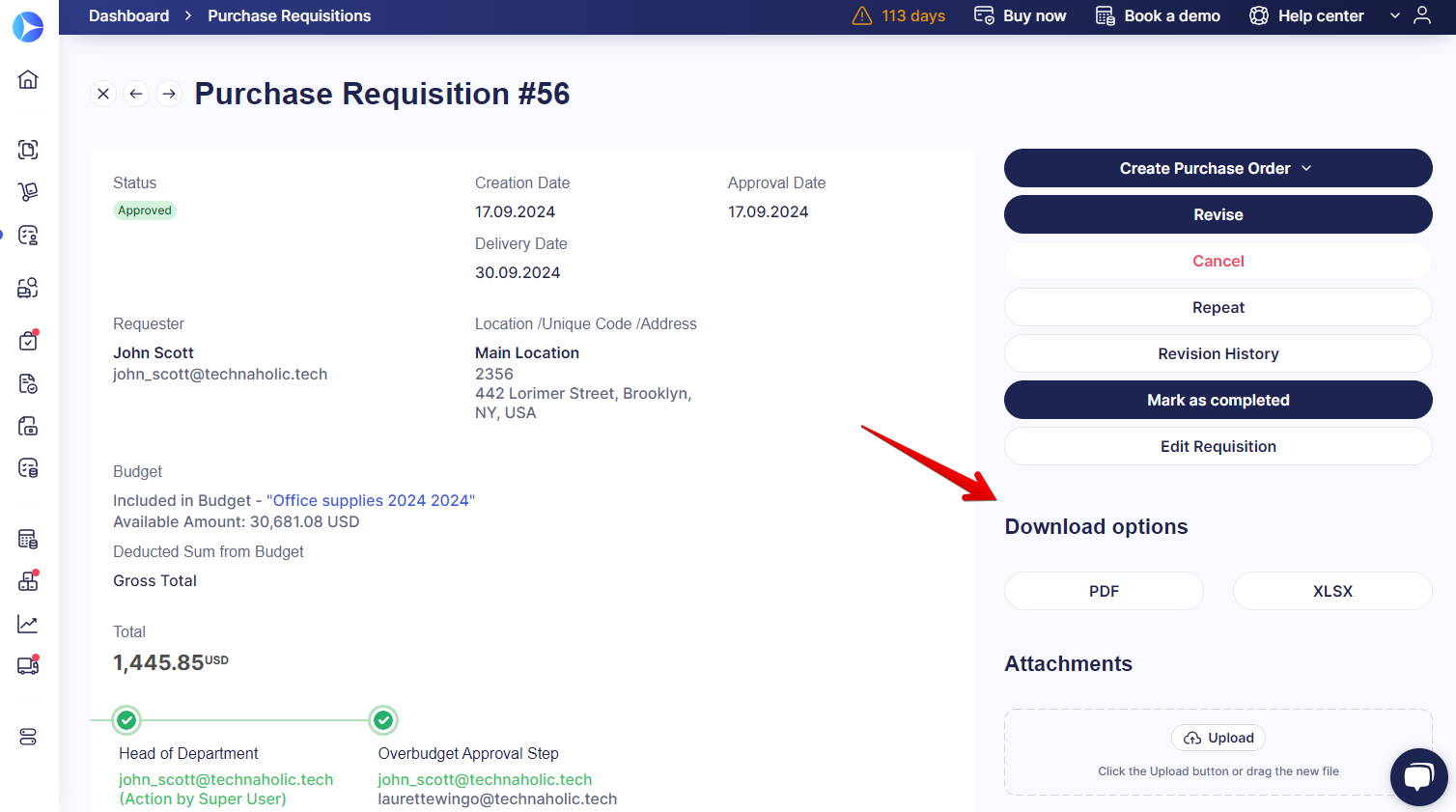 How to Create a Purchase Requisition