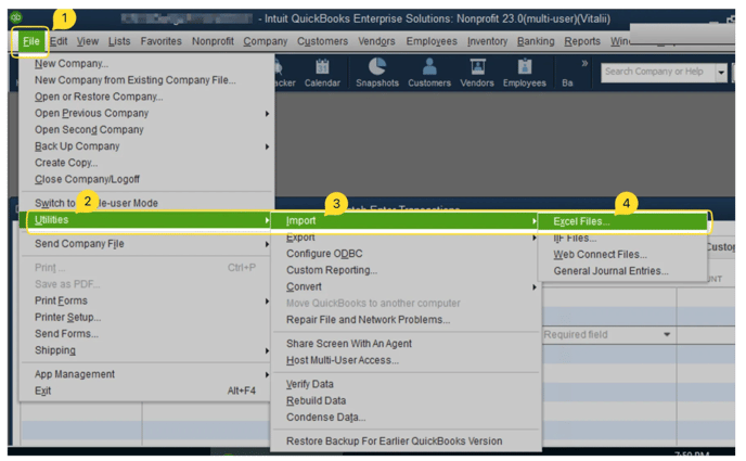 import files
