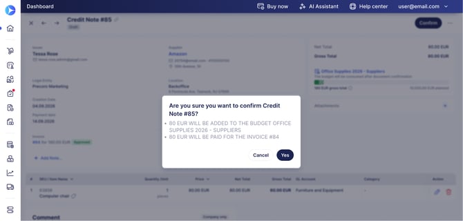 invoice& credit-note