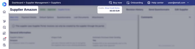 supplier credits