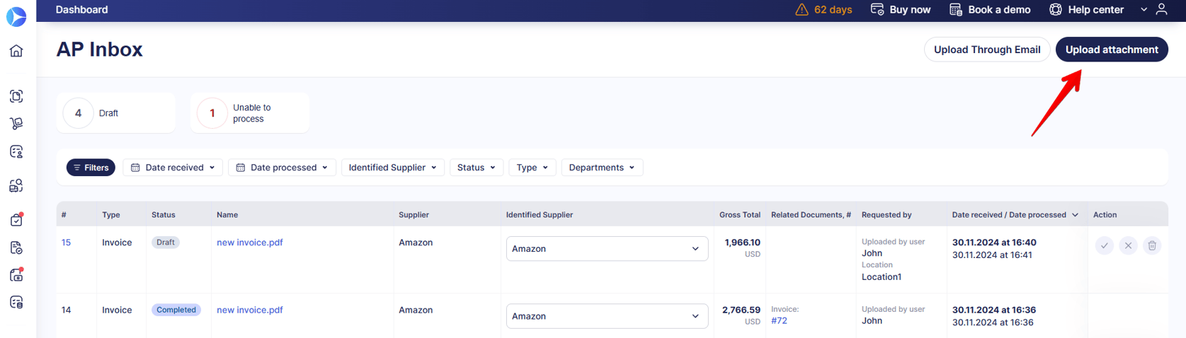 How to Process Invoice Attachments with OCR